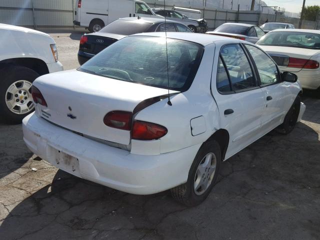 1G1JC524327255608 - 2002 CHEVROLET CAVALIER B WHITE photo 4