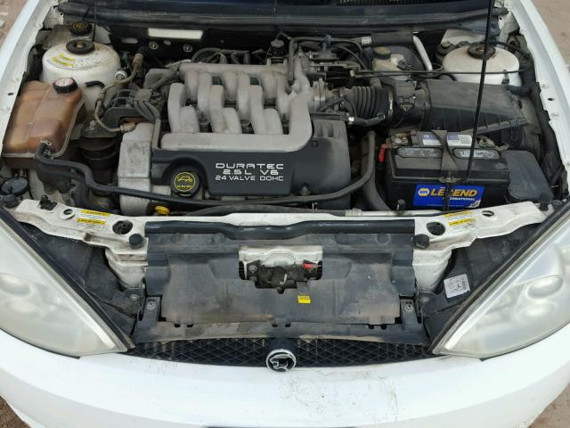 1ZWFT61L625623179 - 2002 MERCURY COUGAR V6 WHITE photo 7