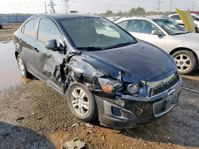 1G1JA5SH4C4174693 - 2012 CHEVROLET SONIC LS შავი ფოტო 1
