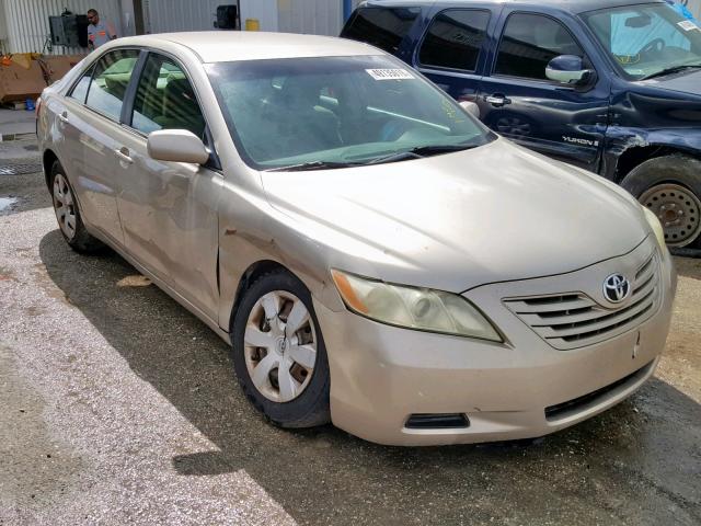 4T1BE46K07U013694 - 2007 TOYOTA CAMRY NEW GOLD photo 1