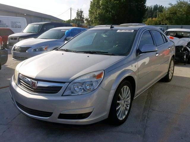 1G8ZV57788F215878 - 2008 SATURN AURA XR SILVER photo 2