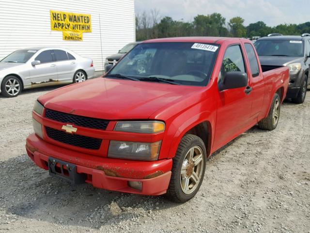 1GCCS196248206822 - 2004 CHEVROLET COLORADO RED photo 2