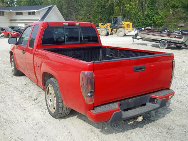 1GCCS196248206822 - 2004 CHEVROLET COLORADO RED photo 3