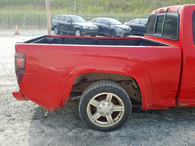 1GCCS196248206822 - 2004 CHEVROLET COLORADO RED photo 9