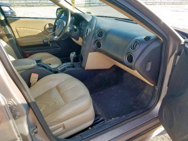 2G2WP552961180349 - 2006 PONTIAC GRAND PRIX BEIGE photo 5