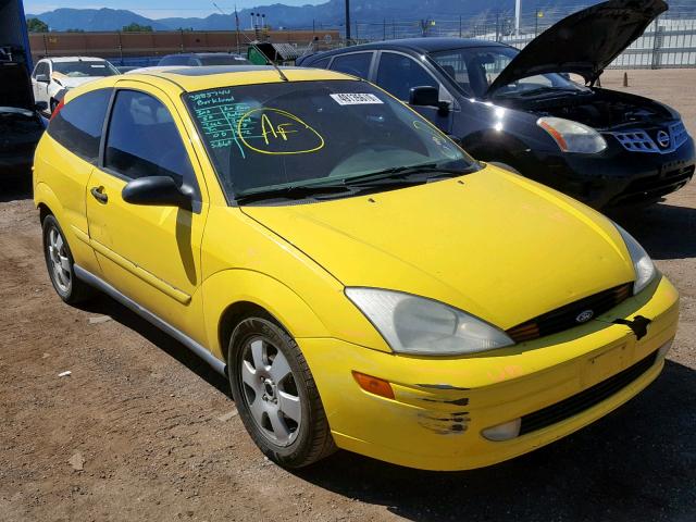 3FAHP31361R144359 - 2001 FORD FOCUS ZX3 YELLOW photo 1