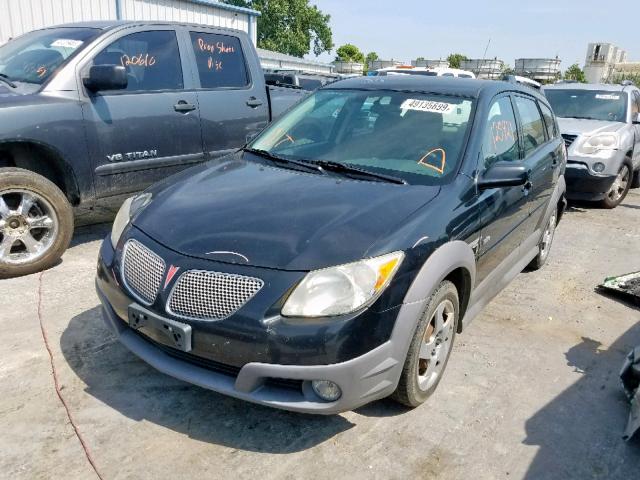 5Y2SL63875Z456309 - 2005 PONTIAC VIBE BLACK photo 2