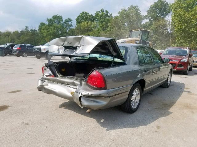 2FAFP74W34X116545 - 2004 FORD CROWN VICT GRAY photo 4