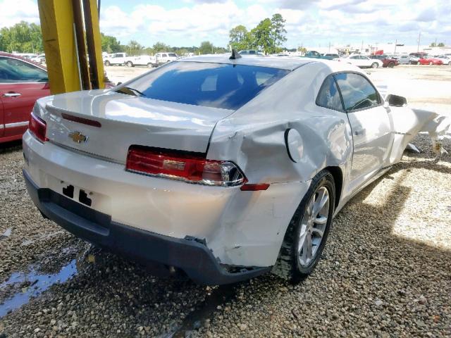 2G1FA1E32E9255223 - 2014 CHEVROLET CAMARO LS WHITE photo 4