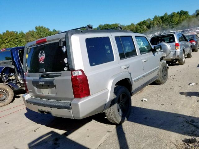 1J4RG4GK9AC153150 - 2010 JEEP COMMANDER ვერცხლისფერი ფოტო 4