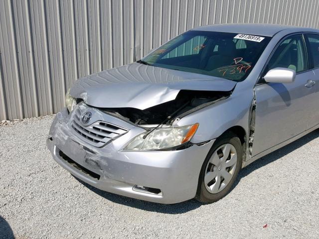 4T4BE46K49R057397 - 2009 TOYOTA CAMRY BASE SILVER photo 9