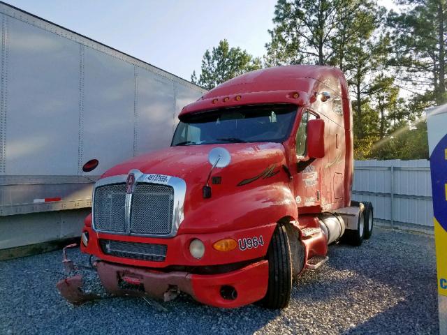 1XKTDV8X36J133097 - 2006 KENWORTH CONSTRUCTI RED photo 2