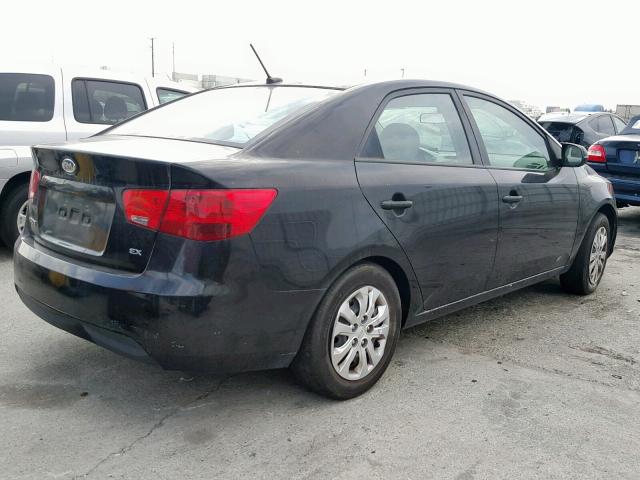 KNAFU4A21C5497652 - 2012 KIA FORTE EX BLACK photo 4