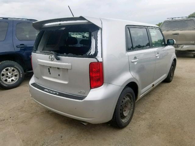JTLKE50E891092957 - 2009 TOYOTA SCION XB 银色 照片 4
