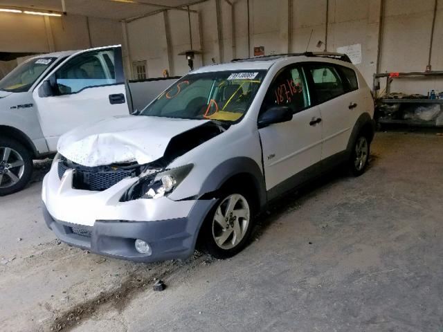 5Y2SL64853Z434370 - 2003 PONTIAC VIBE WHITE photo 2