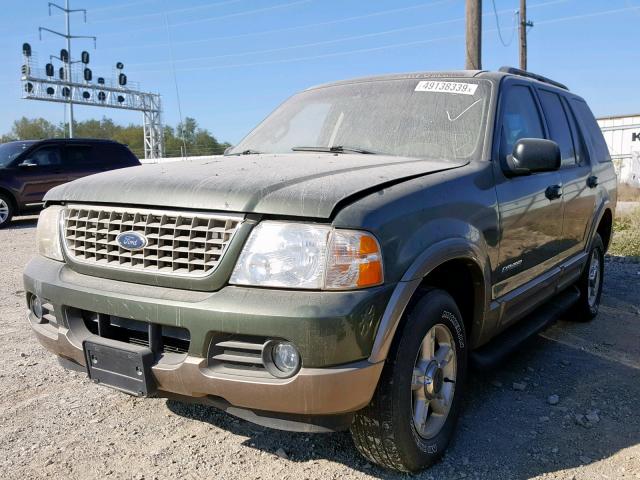 1FMZU74E92ZA24513 - 2002 FORD EXPLORER E GREEN photo 2