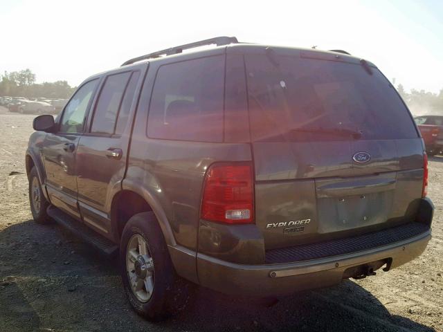 1FMZU74E92ZA24513 - 2002 FORD EXPLORER E GREEN photo 3