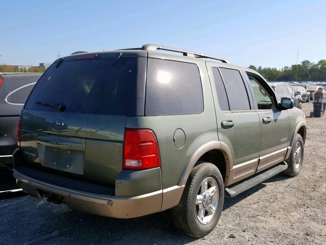 1FMZU74E92ZA24513 - 2002 FORD EXPLORER E GREEN photo 4