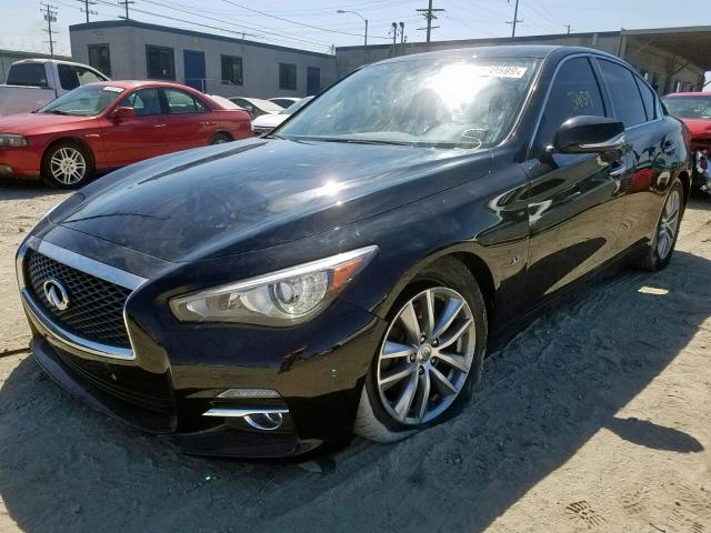 JN1BV7AP2FM336008 - 2015 INFINITI Q50 BASE BLACK photo 2