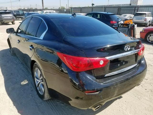 JN1BV7AP2FM336008 - 2015 INFINITI Q50 BASE BLACK photo 3