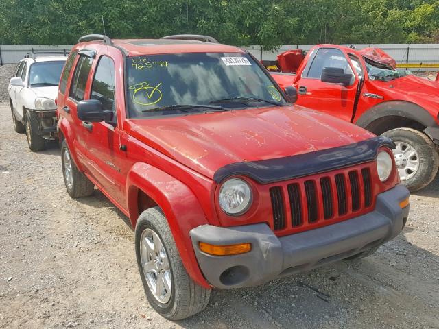 1J4GL58K53W725744 - 2003 JEEP LIBERTY LI RED photo 1