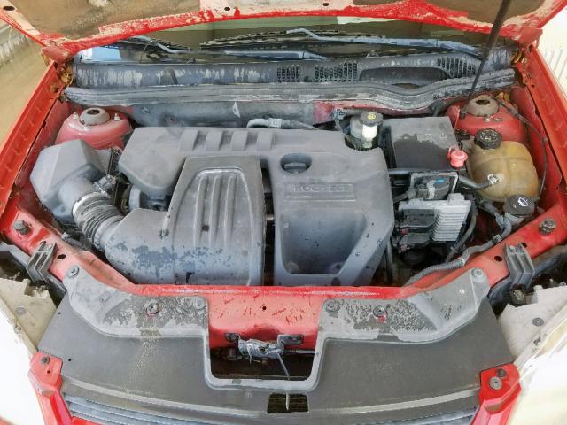 1G1AL58F587262061 - 2008 CHEVROLET COBALT LT RED photo 7