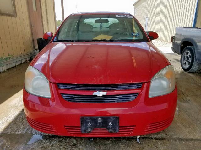 1G1AL58F587262061 - 2008 CHEVROLET COBALT LT RED photo 9