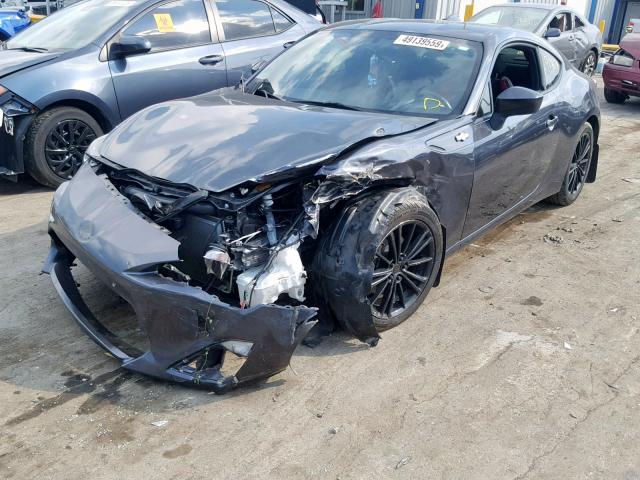 JF1ZNAA10D1724265 - 2013 TOYOTA SCION FR-S BLACK photo 2