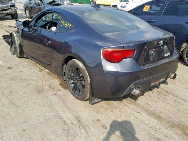 JF1ZNAA10D1724265 - 2013 TOYOTA SCION FR-S BLACK photo 3