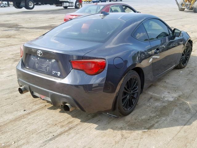 JF1ZNAA10D1724265 - 2013 TOYOTA SCION FR-S BLACK photo 4