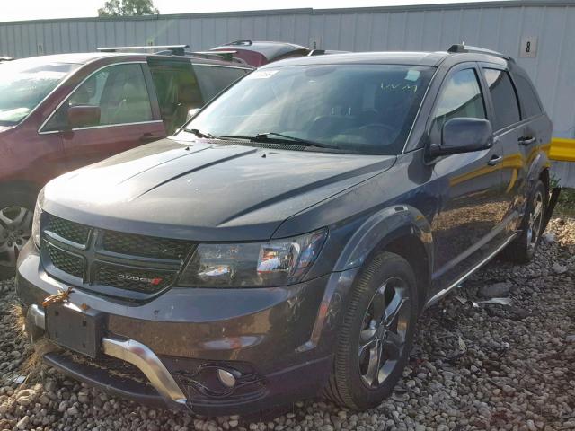 3C4PDCGB7ET261227 - 2014 DODGE JOURNEY CR CHARCOAL photo 2