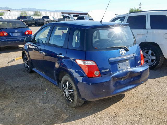 JTKKT624760151969 - 2006 TOYOTA SCION XA BLUE photo 3