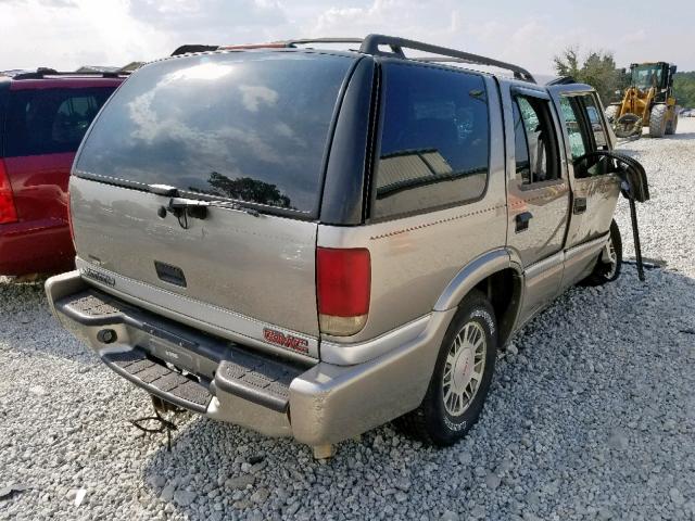 1GKDT13W912164968 - 2001 GMC JIMMY SILVER photo 4