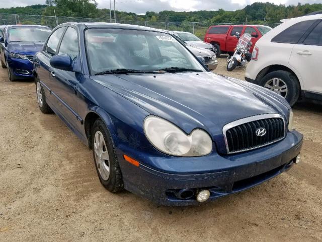 KMHWF25S54A916182 - 2004 HYUNDAI SONATA GL BLUE photo 1