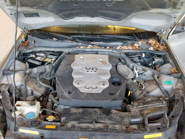 JNKCV51E46M500703 - 2006 INFINITI G35 GRAY photo 7