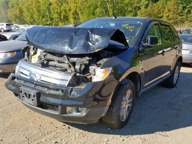 2FMDK48C18BB03421 - 2008 FORD EDGE SEL BLACK photo 2