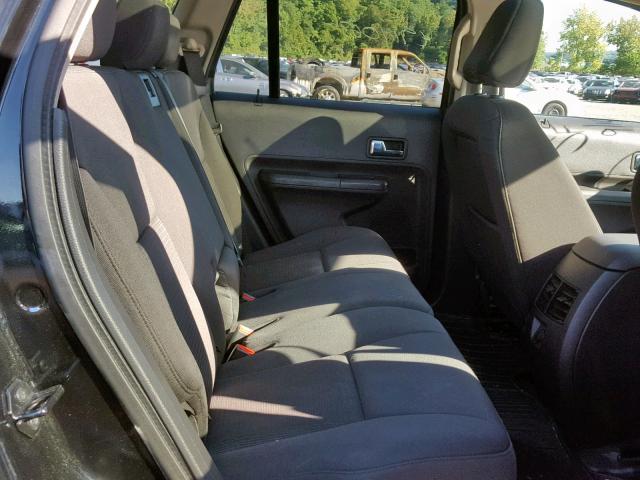 2FMDK48C18BB03421 - 2008 FORD EDGE SEL BLACK photo 6