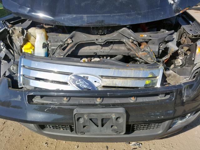 2FMDK48C18BB03421 - 2008 FORD EDGE SEL BLACK photo 7