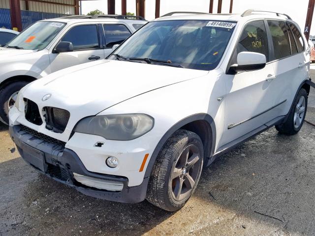 5UXFE43518L030627 - 2008 BMW X5 3.0I WHITE photo 2