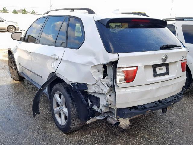 5UXFE43518L030627 - 2008 BMW X5 3.0I WHITE photo 3