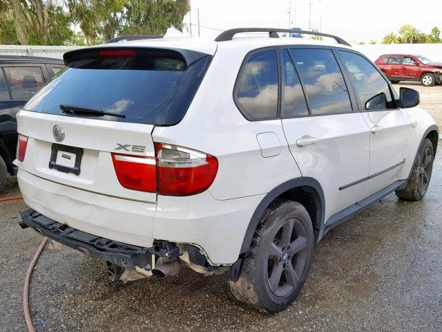 5UXFE43518L030627 - 2008 BMW X5 3.0I WHITE photo 4