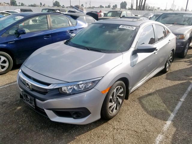 2HGFC2F8XHH556514 - 2017 HONDA CIVIC EX SILVER photo 2