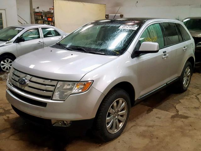 2FMDK3JC7ABA45082 - 2010 FORD EDGE SEL SILVER photo 2