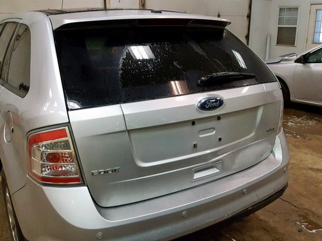 2FMDK3JC7ABA45082 - 2010 FORD EDGE SEL SILVER photo 9