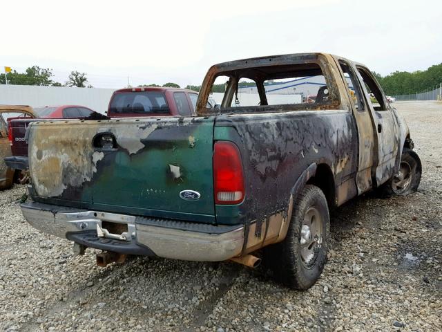 2FTRX18L8YCA44520 - 2000 FORD F150 GREEN photo 4