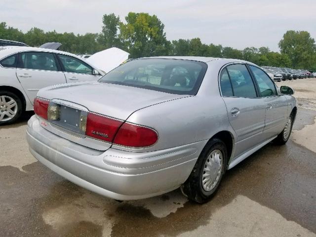 1G4HP52KX3U165122 - 2003 BUICK LESABRE CU SILVER photo 4