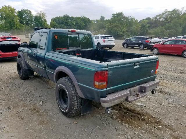 1FTDR15X4VTA68729 - 1997 FORD RANGER SUP GREEN photo 3