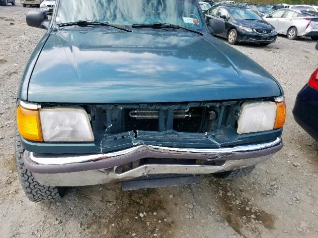 1FTDR15X4VTA68729 - 1997 FORD RANGER SUP GREEN photo 7