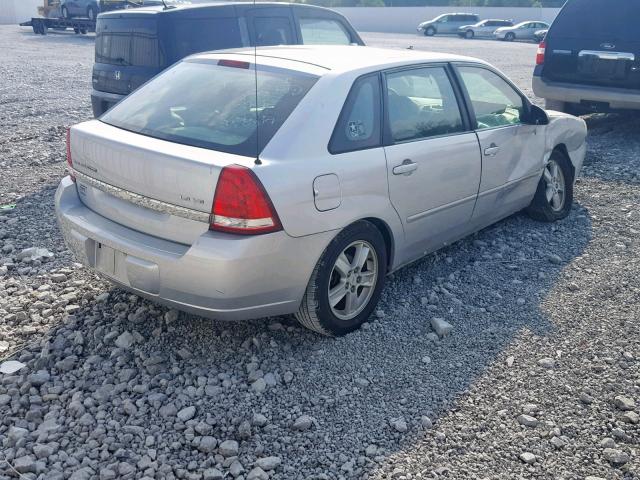 1G1ZT64874F187539 - 2004 CHEVROLET MALIBU MAX 银色 照片 4