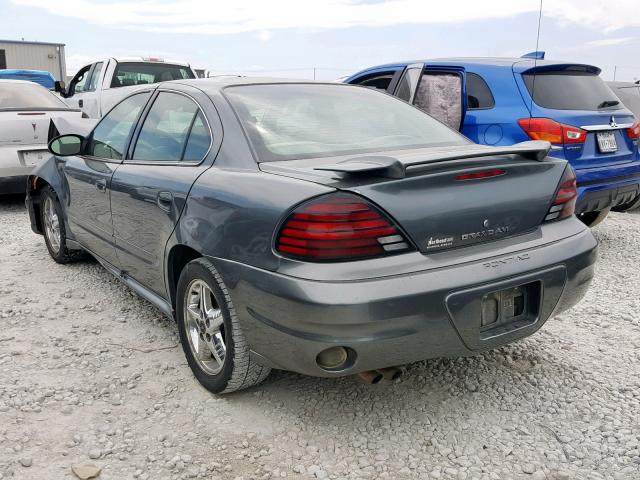 1G2NF52E13C316718 - 2003 PONTIAC GRAND AM S CHARCOAL photo 3